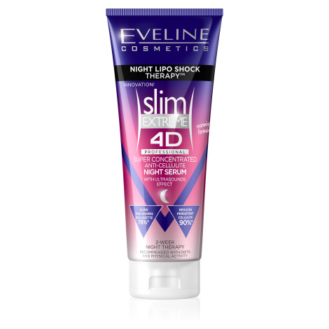 Eveline SLIM EXTREME 4D Lipo Shock Therapy superkoncentrované noční sérum s hřejivým účinkem 250 EVELINE Cosmetics