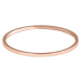 Troli Elegantní minimalistický prsten z oceli Rose Gold