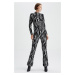 DEFACTO Zebra Patterned Trousers