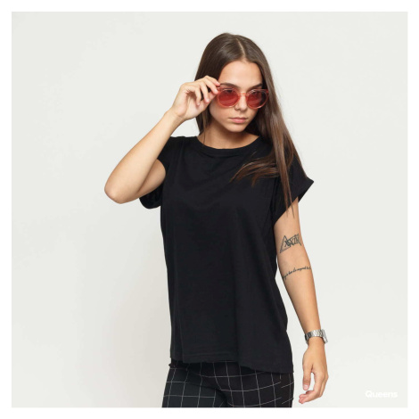 Urban Classics Ladies Organic Extended Shoulder Tee Black