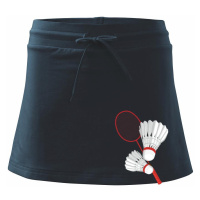 Badminton - pálka a košík - Sportovní sukně - two in one
