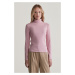 ROLÁK GANT SLIM RIB TURTLENECK DUSTY PINK