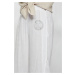 Monnari Kalhoty Dámské bavlněné kalhoty s rozparky Bílá
