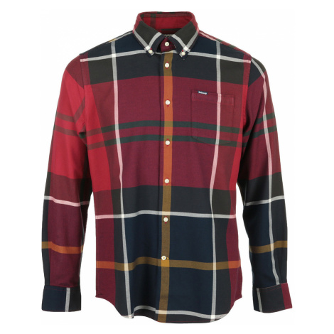 Barbour Dunoon Tailored Shirt Červená