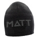 Matt KNIT RUNWARM Zateplená čepice, černá, velikost