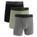 Pánské boxerky Perf Cotton 6in 3Pack Green - Under Armour