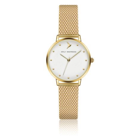 Emily Westwood Gold Stainless Steel mesh Watch EGC-3414