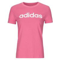 Adidas Essentials Slim Logo T-Shirt Růžová