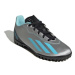 Juniorské fotbalové kopačky turfy ADIDAS X CRAZYFAST MESSI 4 SILVMT BLIBLU CBLACK_IE4068_tf