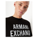 Černé pánské tričko Armani Exchange