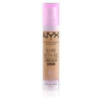 NYX Professional Makeup Bare With Me Concealer Serum hydratační korektor 2 v 1 odstín 07 Medium 