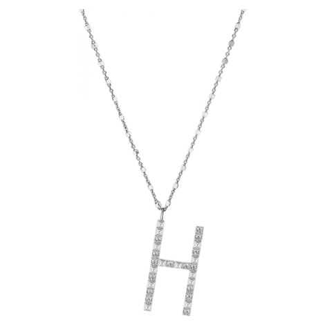 Rosato Stříbrný náhrdelník s přívěskem H Cubica RZCU08 (řetízek, přívěsek)