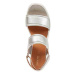 Geox SPHERICA EC6 Dámské sandály, stříbrná, velikost
