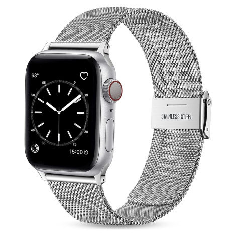 4wrist Milánský tah pro Apple Watch - Silver 42/44/45/49 mm