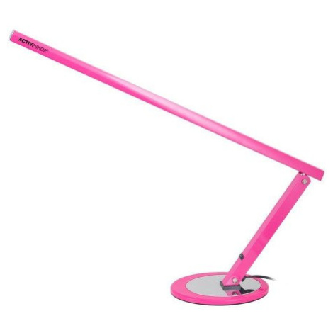 Profesionálna stolová lampa slim ružová 20W ACTIVESHOP