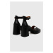 Kožené sandály Vagabond Shoemakers FIONA černá barva, 5515.001.20
