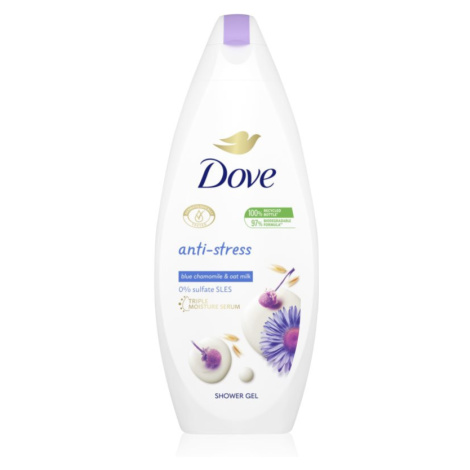 Dove Anti-Stress relaxační sprchový gel Blue Chamomile & Oat Milk 250 ml