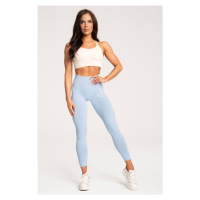 Gym Glamour Legíny Basic Scrunch Blue Barva: Modrá