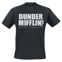 The Office Dunder Mifflin, Inc. - Logo Tričko černá