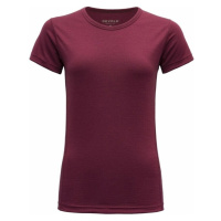 Devold Breeze Merino 150 T-Shirt Woman Beetroot Outdoorové tričko