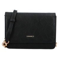 Dámská elegantní koženková  crossbody Fabiola, černá