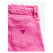 Flavour Bull Capri Jeans dětské Guess Růžová
