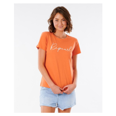 Tričko Rip Curl CLASSIC SHORE TEE Bright Orange