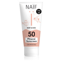 Naif Baby & Kids Mineral Sunscreen SPF 50 ochranný krém na opalování pro miminka a děti SPF 50 1