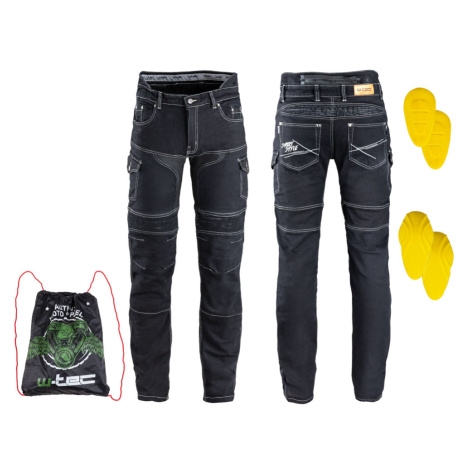 Pánské moto jeansy W-TEC Aredator EVO černá