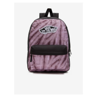 Černo-fialový dámský vzorovaný batoh VANS