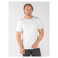 Pánské rozstřižené tričko | óčko | Pure white