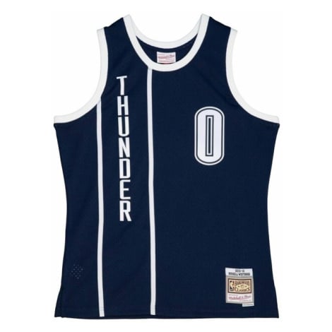 Mitchell & Ness Oklahoma City Thunder #0 Russell Westbrook Alternate Jersey navy