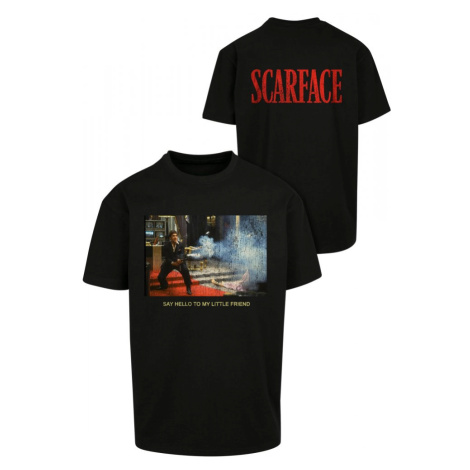 Pánské tričko Scarface Little Friend Oversize - černé Urban Classics