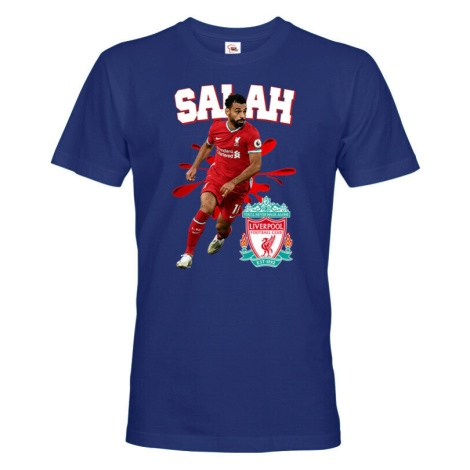 Pánské tričko s potiskem  Mohamed Salah -  pánské tričko pro milovníky fotbalu BezvaTriko