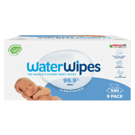 Waterwipes 100% BIO odbouratené ubrousky 540 ks Water Wipes