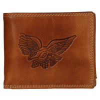 Pánská kožená peněženka SendiDesign Eagle - koňak