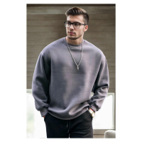 70650 Dewberry Oversize Men Sweatshirt-SMOKED