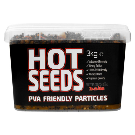 Munch Baits Partikl Hot Seeds - pálivá semena 3kg