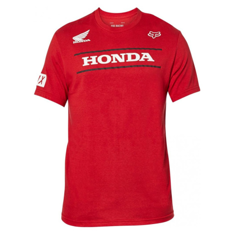 Tričko FOX - HONDA basic - červené