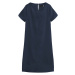 Tmavě modré trapézové šaty model 16141105 - INPRESS