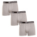 3PACK pánské boxerky Horsefeathers Dynasty heather gray (AM067C)