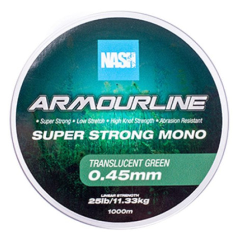 Nash Vlasec Armourline Super Strong Mono Green 1000m - 0,35mm