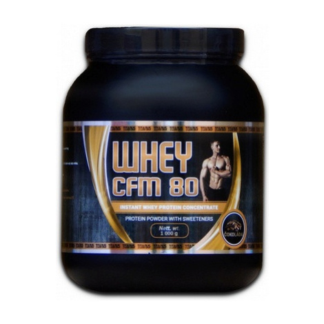 Titánus Whey CFM 80 1000 g - ledová káva