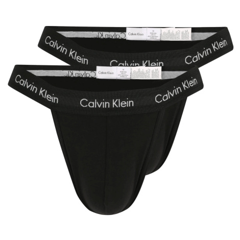 Calvin Klein 2 PACK - pánská tanga NB2208A-001