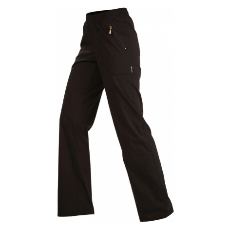 LITEX 99566 Kalhoty dámské dlouhé do pasu černá