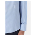 Košile trussardi shirt italian collar geometric print modrá