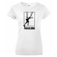 Dámské tričko pro fanoušky paraglidingu