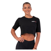 Nebbia Minimalist Logo Nebbia Crop Top 600 černý