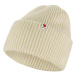 Vlněná čepice Fjallraven Heavy Beanie bílá barva, z husté pleteniny, F12100006.113