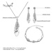 Sisi Jewelry Souprava náhrdelníku, náušnic a náramku Swarovski Elements Elegance SET2030-AHSET41